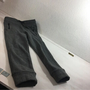 Members Mark Girls Joggers Zip Side Pockets Gray Size 6/7